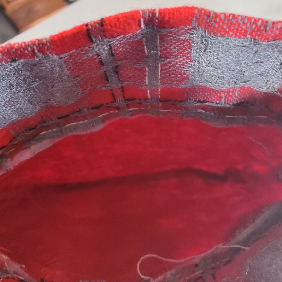 2 Felt Christmas Goodie Bags with Drawstrings Santa & Snowman - Picture 5 of 12